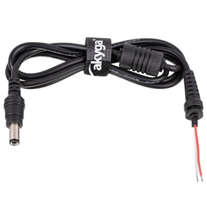 Akyga AK SC 06 Replacement DC Cable for Notebook Power Pack Black Czarny 1,2 m