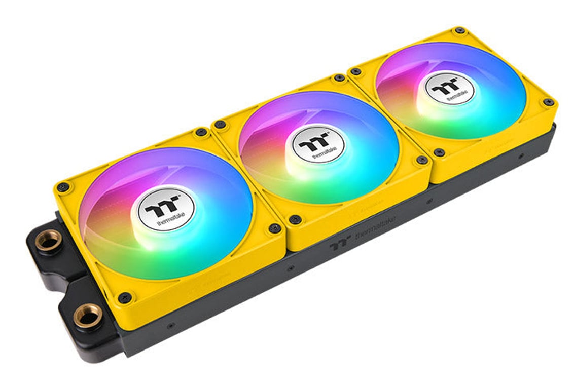 фото Вентилятор Thermaltake CT140 EX Reverse ARGB Sync 3-Pack Yellow (CL-F227-PL14BB-A)
