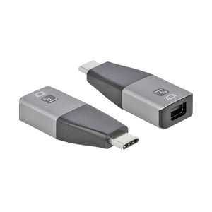 Techly IADAP USBC-MDP4K60 externe USB-Grafikkarte 3840 x 2160 px Schwarz, Silber