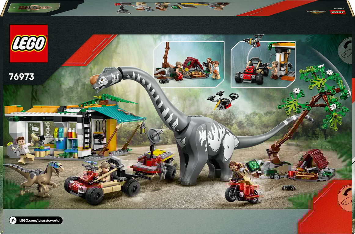 фото Блоковий конструктор LEGO Jurassic World Місія з відстеження раптора і титанозавра (76973)