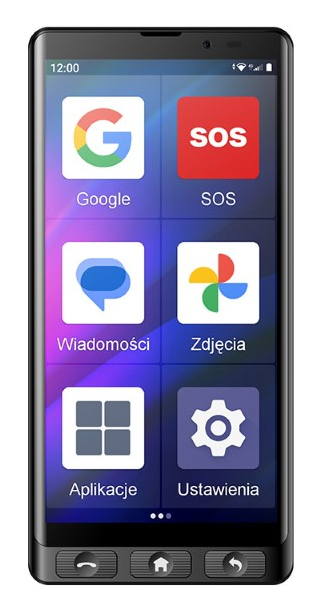 MaxCom MS601 15,2 cm (6") Dual SIM Android 14 4G USB Type-C 4 GB 64 GB 4000 mAh Czarny