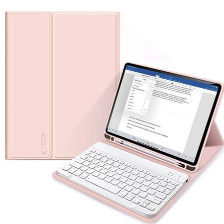 Tech-Protect 9490713927663 torba na laptop 27,7 cm (10.9") Folio Różowy
