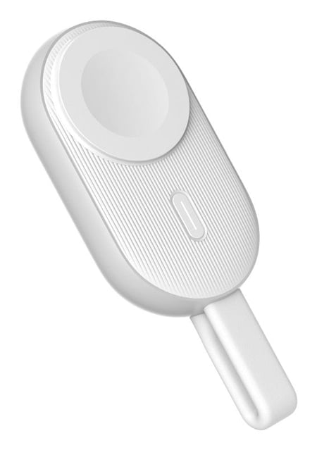 Forcell F-Energy Mini Power Watch 1200 mAh Bezprzewodowe ładowanie Srebrny, Biały