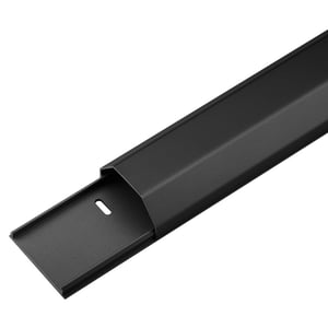 Goobay 90724 Cable Duct Rigid Cable Tray Black