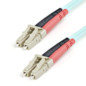 StarTech A50FBLCLC1 kabel InfiniBand / światłowodowy 1 m LC Kolor Aqua