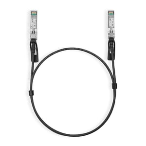 TP-Link Omada TL-SM5220-1M InfiniBand / SFP+ Fiber Optic Cable DAC Black