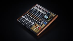 Tascam Model 12 12-channel 20–20,000 Hz Black, Wood