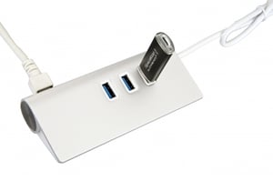 EXSYS EX-1132-N huby i koncentratory USB 3.2 Gen 1 (3.1 Gen 1) Type-C 5000 Mbit/s Biały