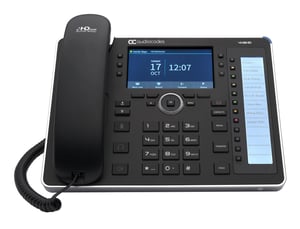 AudioCodes 445HD telefon VoIP Czarny LCD Wi-Fi
