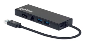 Manhattan 152846 stacja dokująca USB Typu-A Czarny