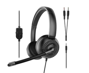 SPEEDLINK METIS Kopfhörer mit Kabel, Kopfbügel, Gaming, Schwarz