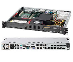 Supermicro SC512-203B Rack Czarny 200 W