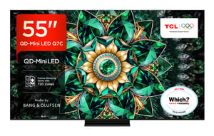 TCL 55Q7C Telewizor 139,7 cm (55") 4K Ultra HD Smart TV Wi-Fi Metaliczny 2600 cd/m²