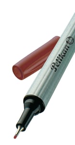 Pelikan 96 Fine Brown Fine-Tip Pen, 10-pack