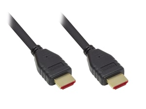 Alcasa 4521-030 3 m HDMI Cable, HDMI Type A (Standard), Black