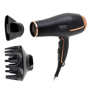 Camry Premium CR 2255 hårtork 2000 W Svart, Guld