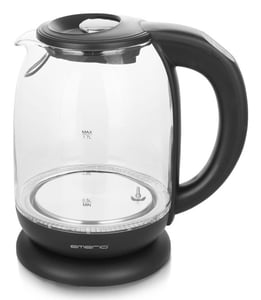 Emerio WK-119255.5 vattenkokare 1,7 l 2200 W Svart, Genomskinlig