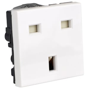 Alantec PZ01UK gniazdko elektryczne Typ G (UK) Biały