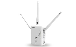 Leistungsstarker Dual-Band-Repeater 750 Netzwerkverstärker 750 Mbit/s Weiß