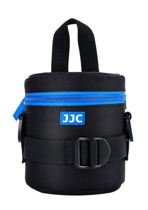 JJC DLP-1II futerał / pokrowiec na obiektyw aparatu Czarny, Niebieski Poliester Etui zamykane
