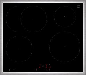 Neff T56SBF1L0 Cooktop, Black, Built-in, 60 cm, Induction Cooktop with 4 cooking zones