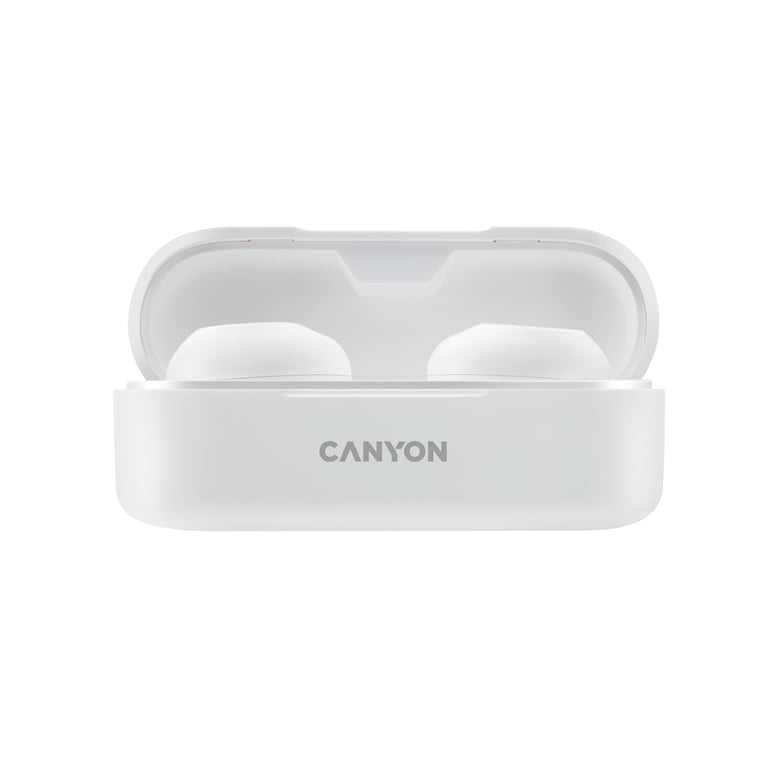 фото Навушники TWS Canyon TWS-1 White (CNE-CBTHS1W)