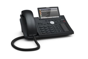 Snom D375 VoIP Phone, Black, 12 Lines, TFT
