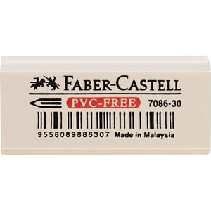 Faber-Castell 188730 Eraser, White, 1 pc.