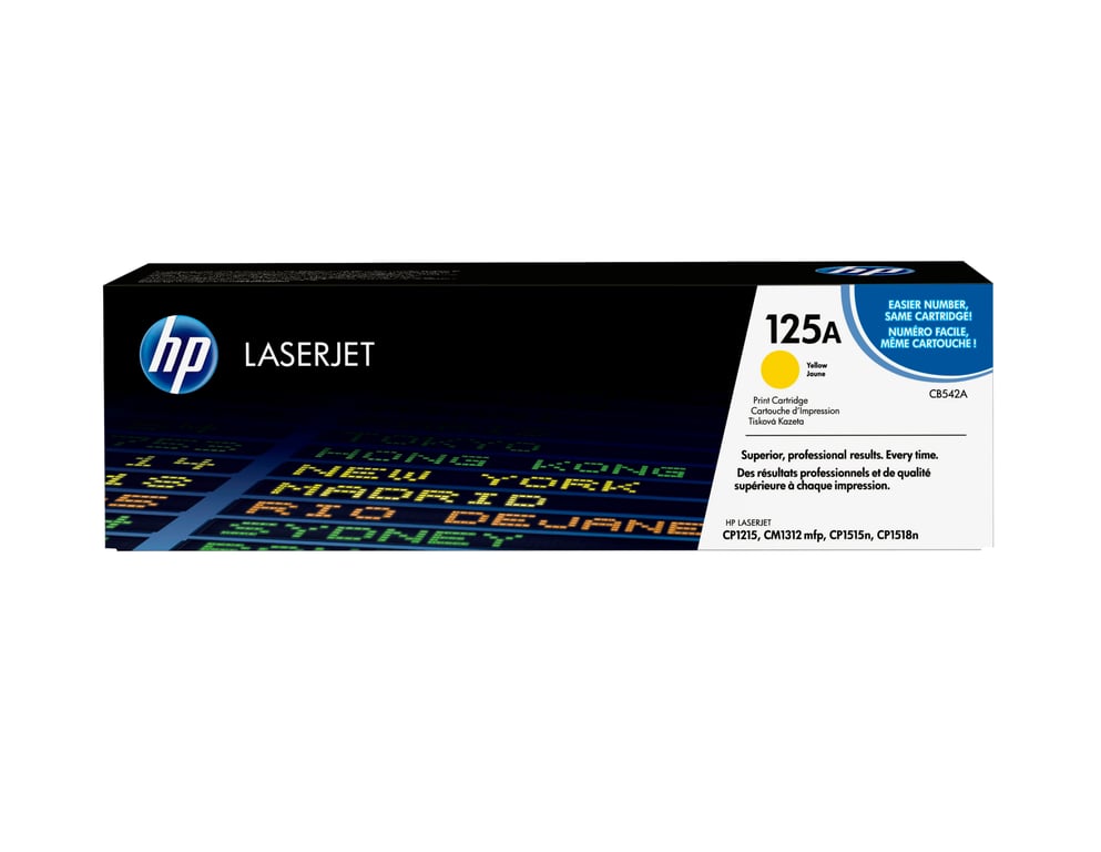 HP 125A oryginalny wkład z żółtym tonerem LaserJet
