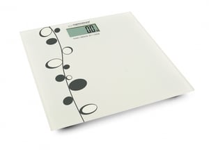 Esperanza EBS005 Waage, rechteckig, weiß, elektronische Personenwaage