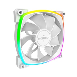 Montech RX120 PWM Procesor Wentylator 12 cm Biały 1 szt.