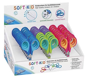Wedo 77,930 School and Stationery Scissors, Universal, Straight Cut, Various Colors