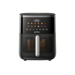 MOVA AeroChef FD10 Pro Max Podwójny 6 l Autonomiczny 2000 W Frytkownica niskotłuszczowa Czarny, Szary