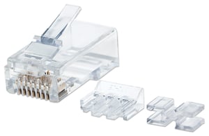 Intellinet 790659 RJ45-Stecker, transparent