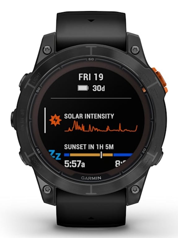 фото Смарт-годинник Garmin Fenix 7 Pro Solar Slate Gray w. Black Band (010-02777-00/01)