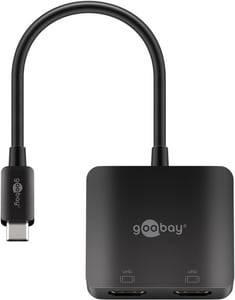 Goobay 60173 externe USB-Grafikkarte 3840 x 2160 px Schwarz