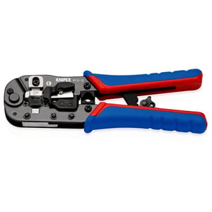 Knipex 97 51 13 kabelpress Verktyg för kabelsvetsning Svart, Blå, Röd