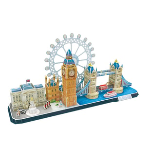CubicFun MC253h Puzzle 3D 107 szt. Budynki