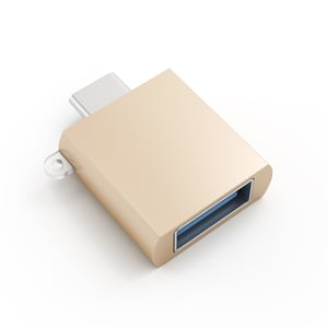 Satechi ST-TCUAG przejściówka do kabli USB C USB A Złoto