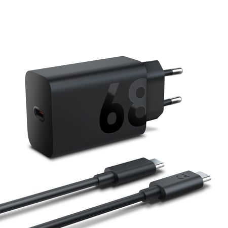 Lenovo 68W USB-C Wall Charger Tablet, Uniwersalne Czarny Prąd przemienny Wewnętrzna