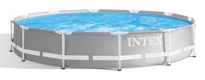 Intex 26712GN basen zewnętrzny naziemny Basen ramowy W kształcie okręgu 6503 l Niebieski, Szary