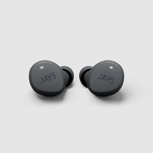 JAYS m-Five True Wireless Zestaw słuchawkowy Bezprzewodowy Douszny Bluetooth Szary