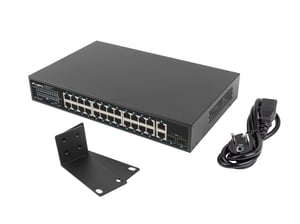 Lanberg RSGE-24P-2GE-2S-360 Unmanaged Network Switch