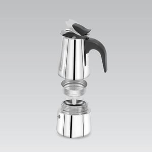Maestro MR-1660 Kawiarka moka 0,3 l Czarny, Stal nierdzewna