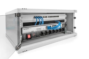 Digitus DN-38010 stojak 4U Szafa wisząca Szary