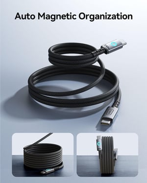 INIU C22-P1 kabel USB USB C 240 W Czarny