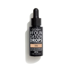 GOSH #Foundation Drops 30 ml Flaska med droppräknare Płynny 06 Tawney