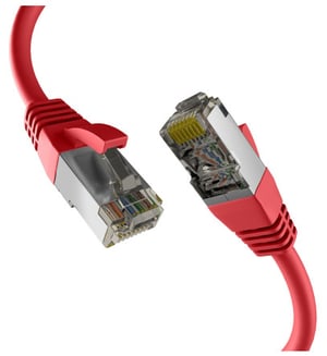 EFB Elektronik EC020200296 kabel sieciowy Czerwony 10 m Cat8.1 S/FTP (S-STP)