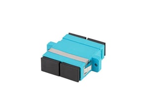 Lanberg FA-SCUP-MD31-0001-TQ adapter światłowodowy SC/UPC 1 szt. Czarny, Turkusowy