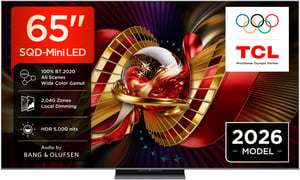 TCL C8L 65C8L Telewizor 165,1 cm (65") 4K Ultra HD Smart TV Wi-Fi Czarny 6000 cd/m²
